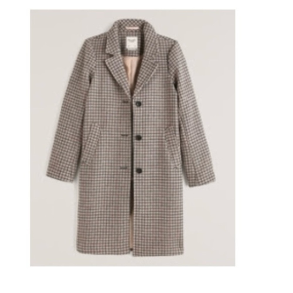 Abercrombie & Fitch wool blend Dad coat overcoat